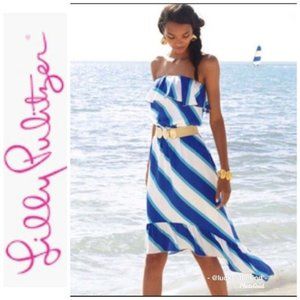 Lilly Pulitzer Caldwell Strapless Hi-Low Dress